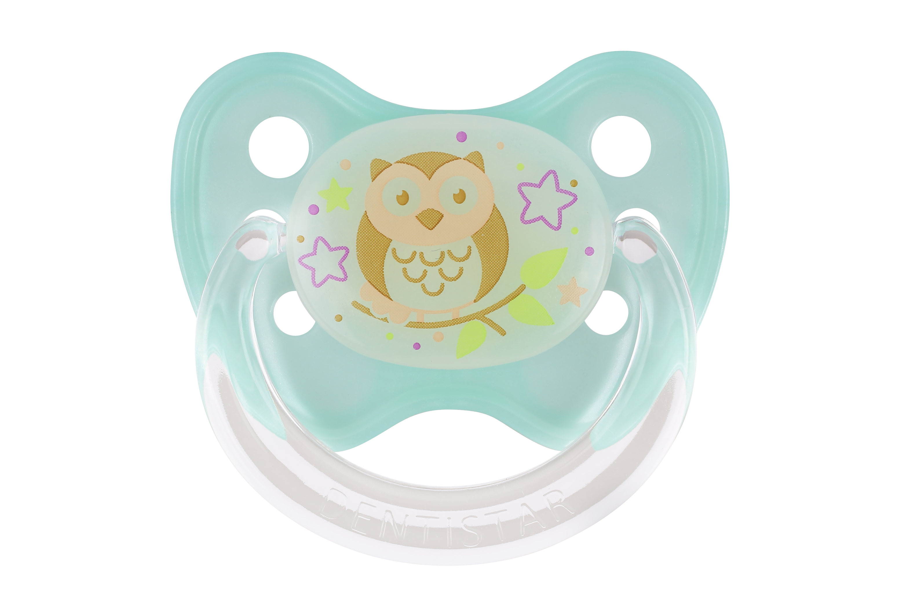 Flat Shield Soother Owl size 3