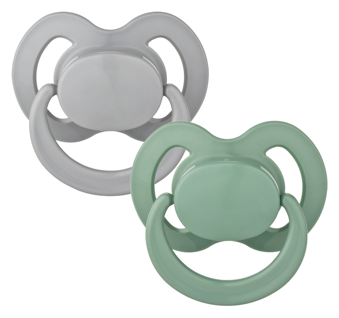 Soother Set Green & Grey
