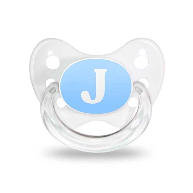 Name pacifier set of 2 with letter J Name pacifier set of 2 with letter J