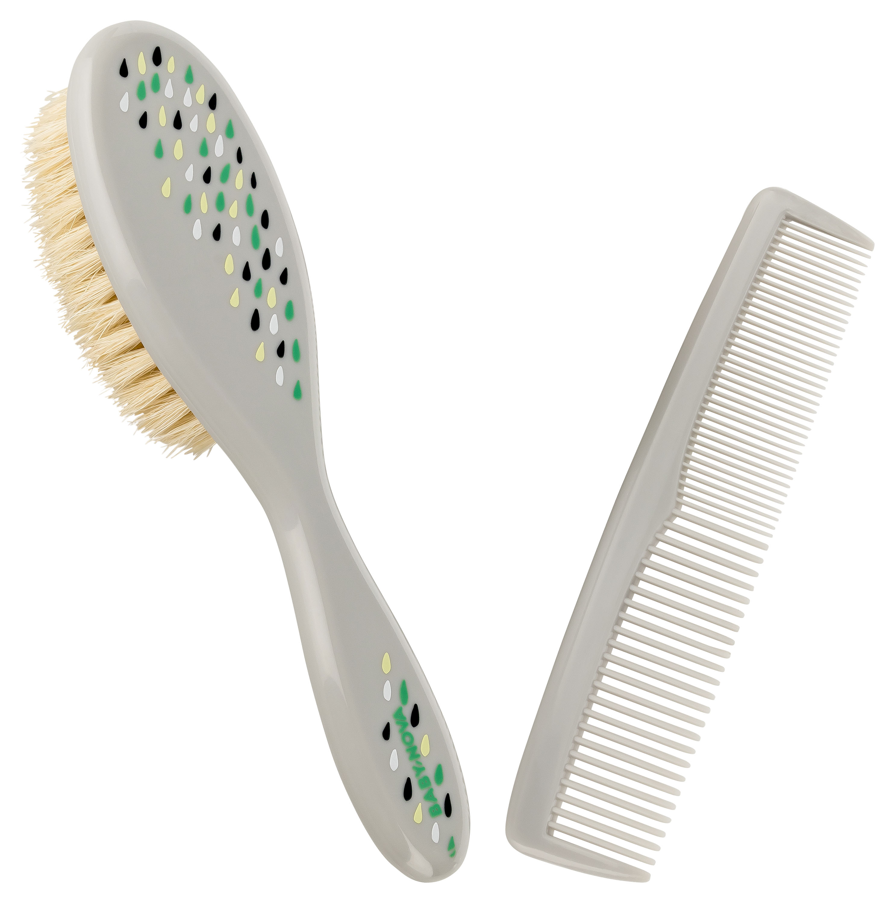 Brush with Comb grey