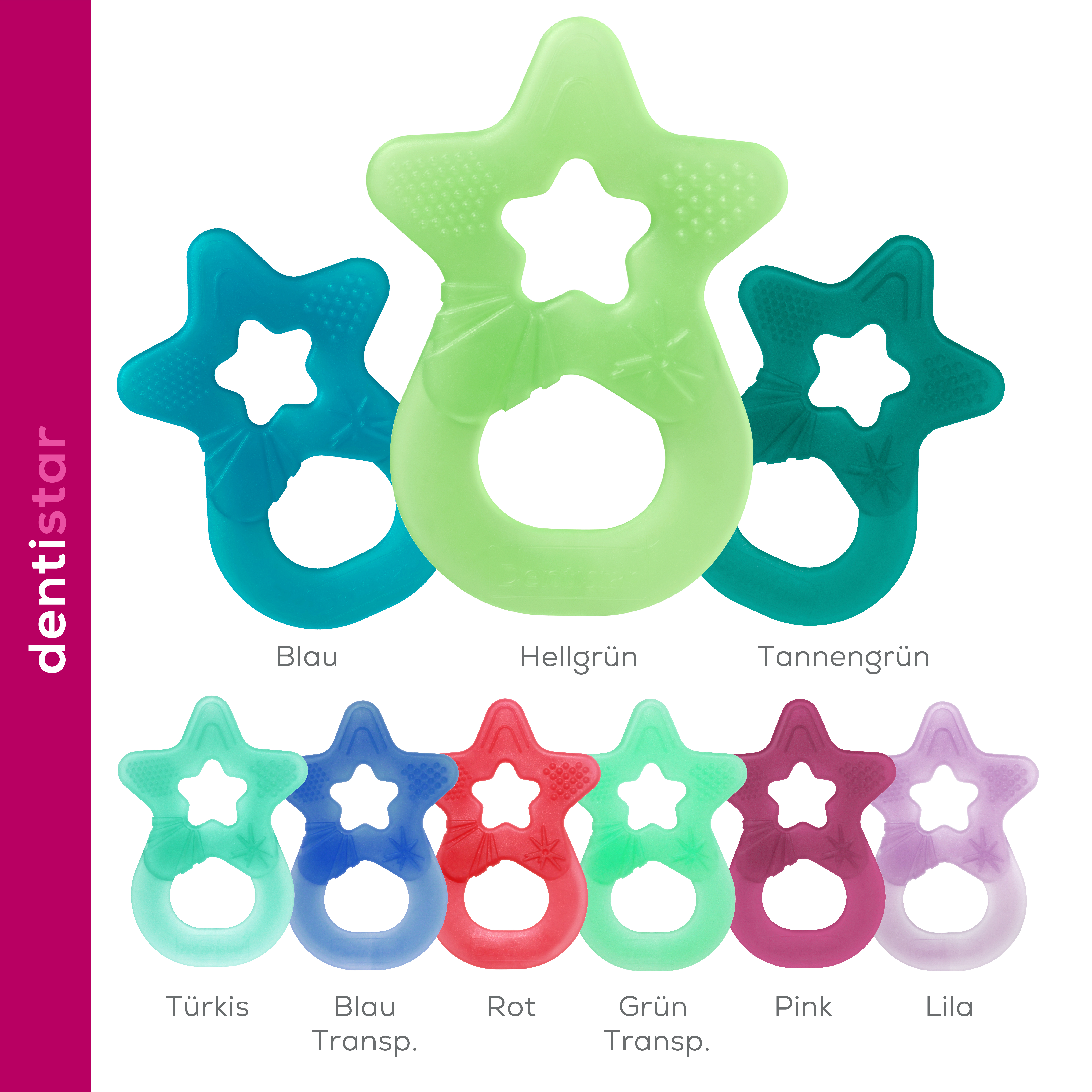 Star Teether - Light Green