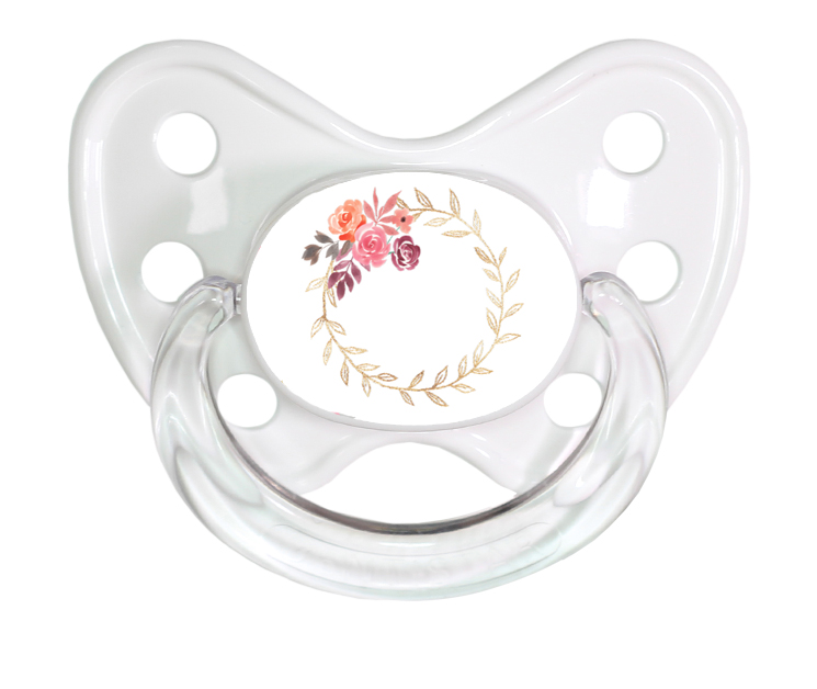 Soother Set size 3 Flowers & Love