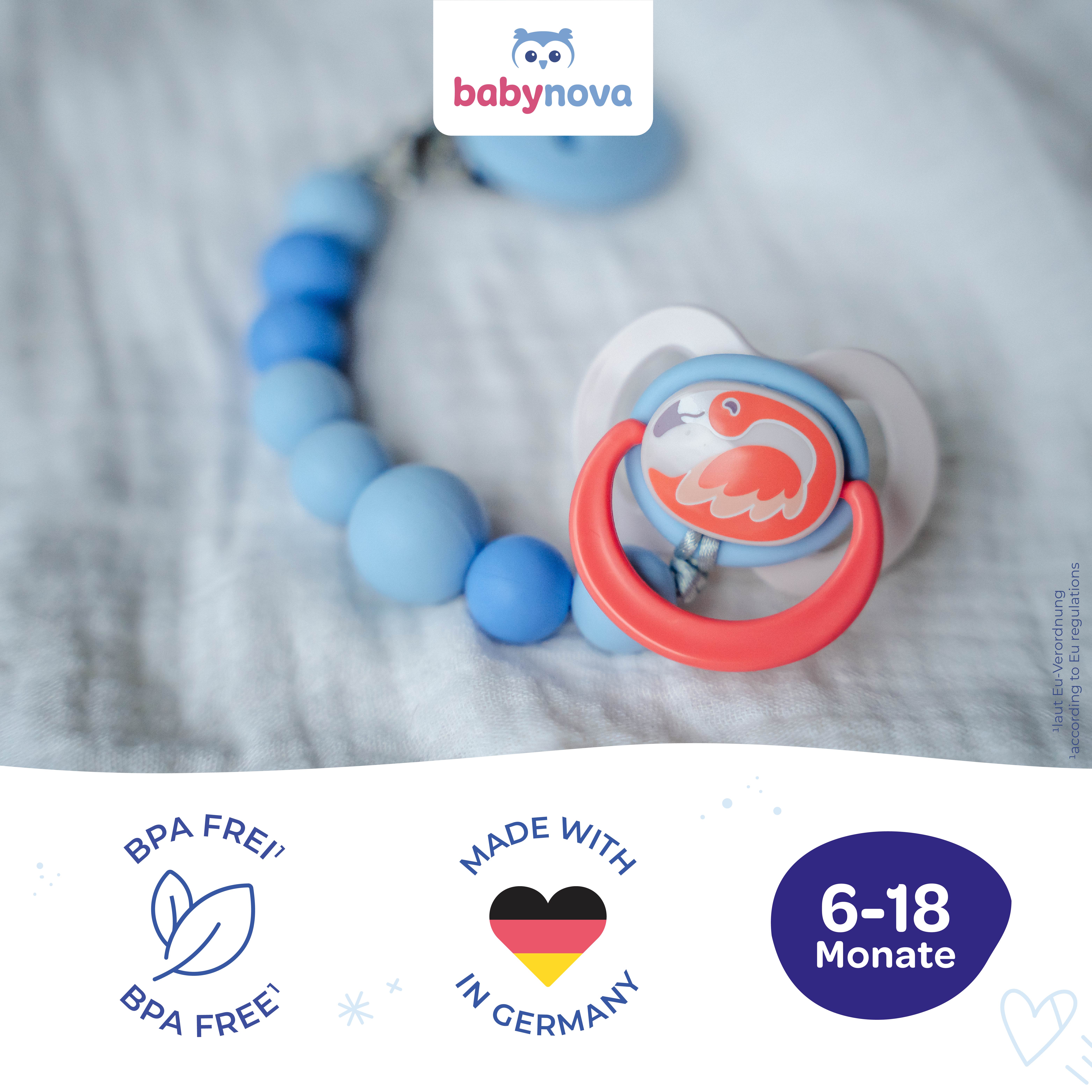 Schnuller Set  Giraffe & Kakadu Gr. 2 