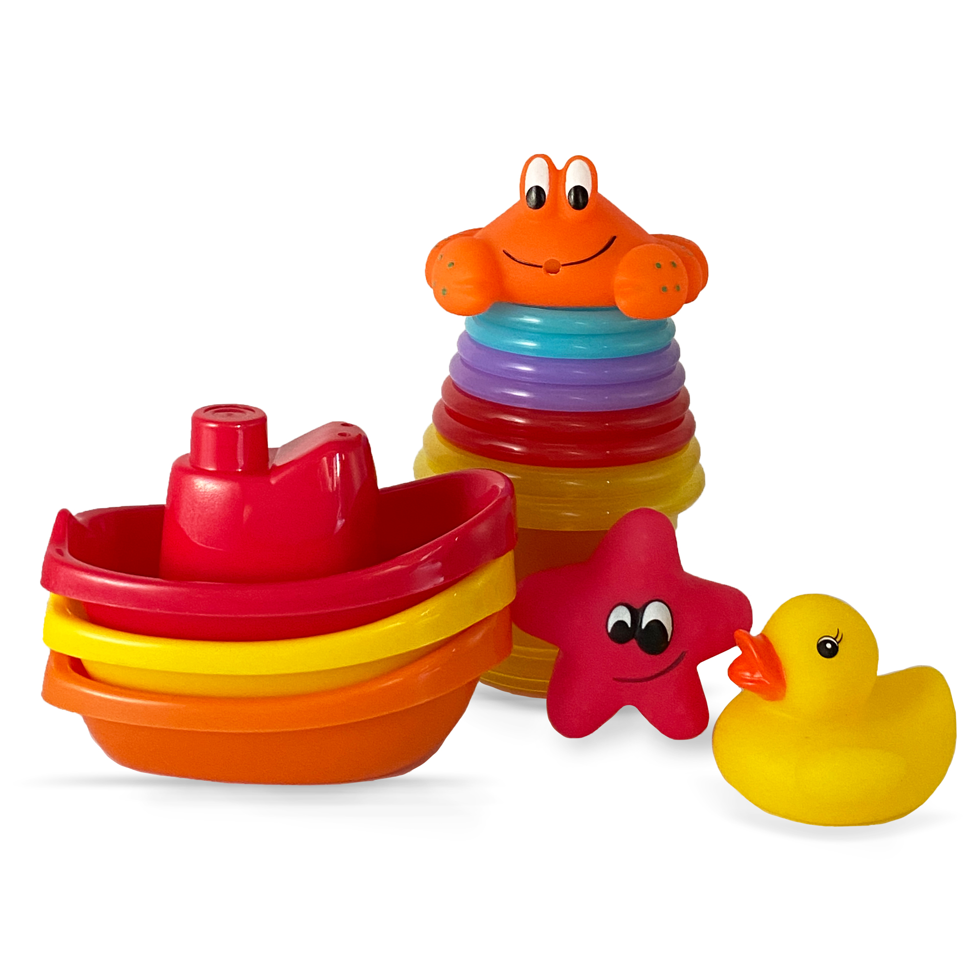 mehrfarbig 12M+ Nûby Spielzeug Badeschaumstoffset mit wiederverwendbarer Tasche Straße 