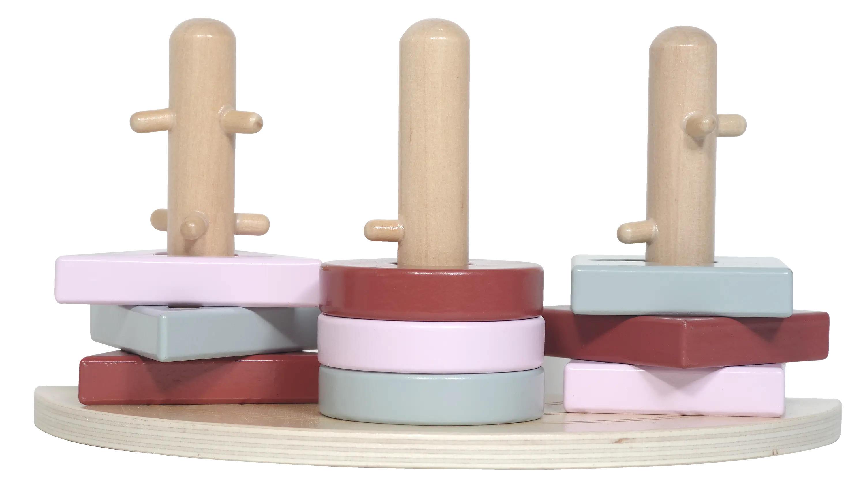Kindsgut Rainbow Puzzle Puzzle Teile Farben rosa, rot, grau