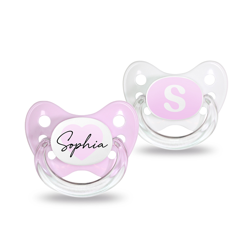 Name pacifier set of 2 Mia size 1 