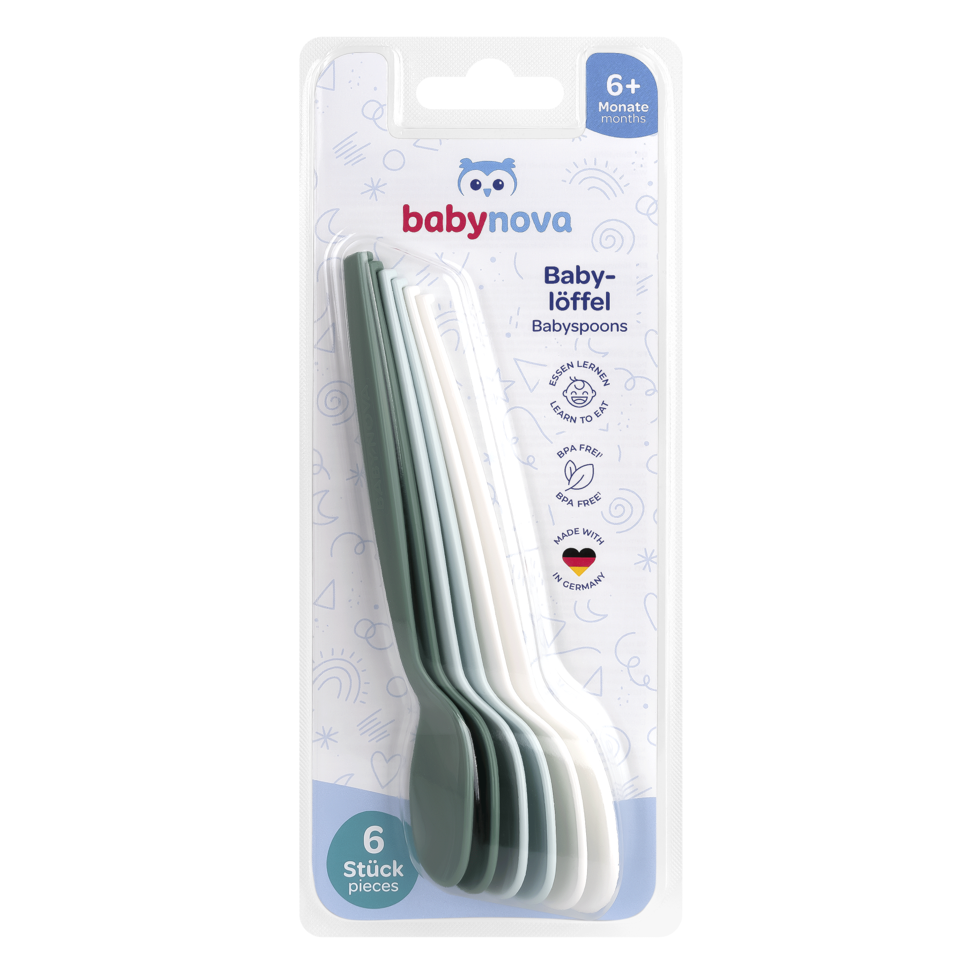Set of 6 Baby spoon