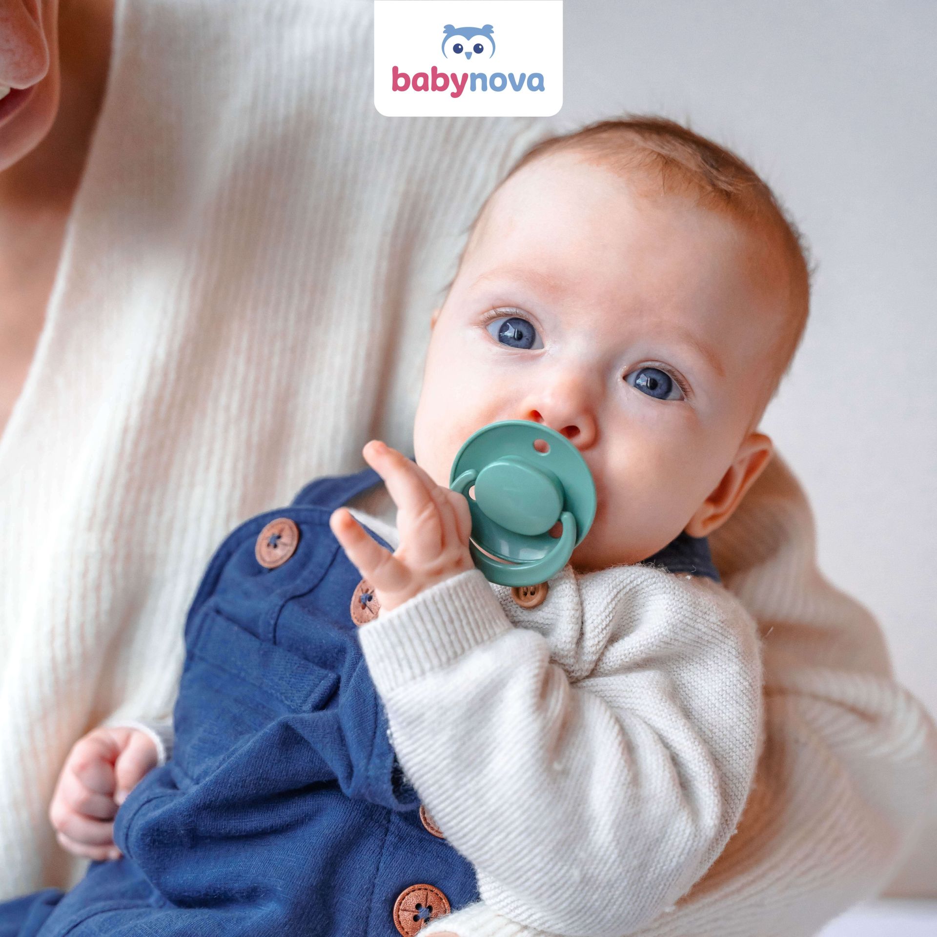 Latex Round Pacifier 1 Pack - Grey