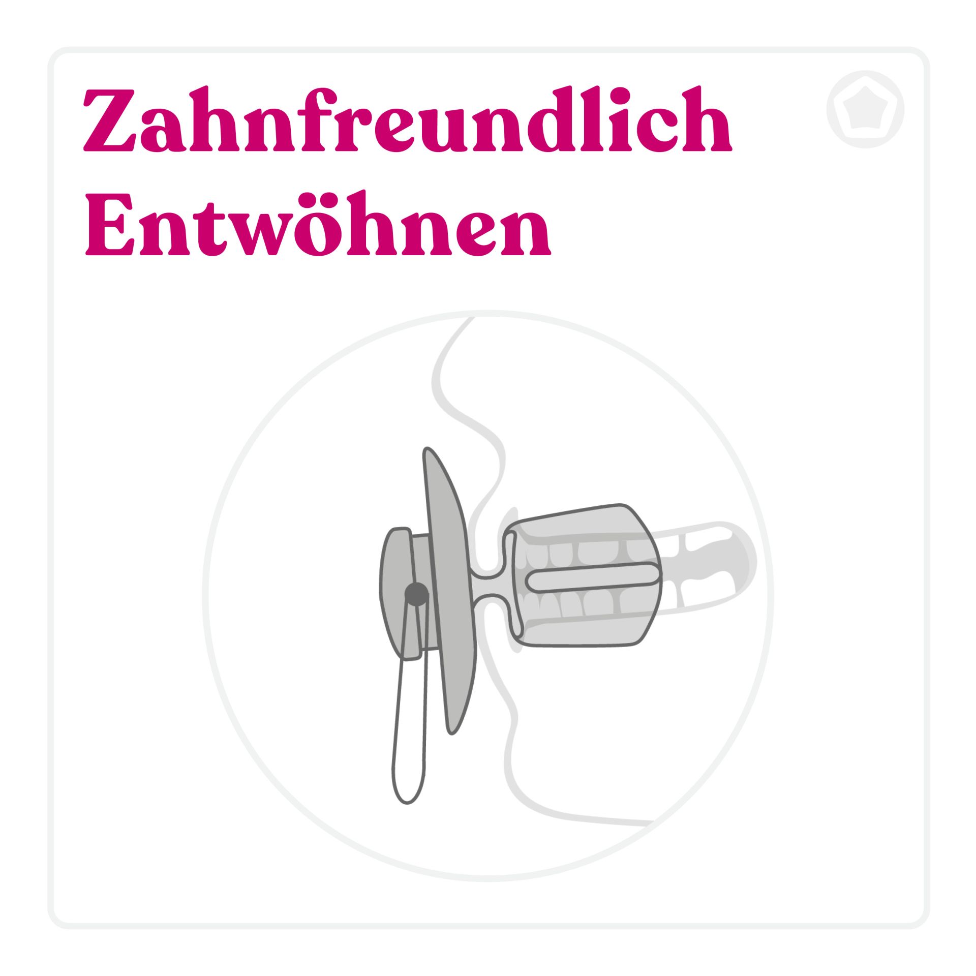 Stoppi Entwöhnungssauger in blau