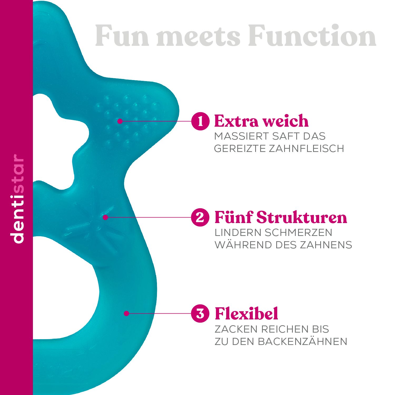 Star Teether - Blue